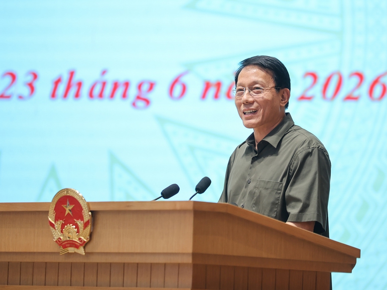 Đại tướng Lương Tam Quang, Ủy viên Bộ Chính trị, Bộ trưởng Bộ Công an phát biểu - Ảnh: VGP/Nhật Bắc Đại tướng Lương Tam Quang, Ủy viên Bộ Chính trị, Bộ trưởng Bộ Công an phát biểu - Ảnh: VGP/Nhật Bắc