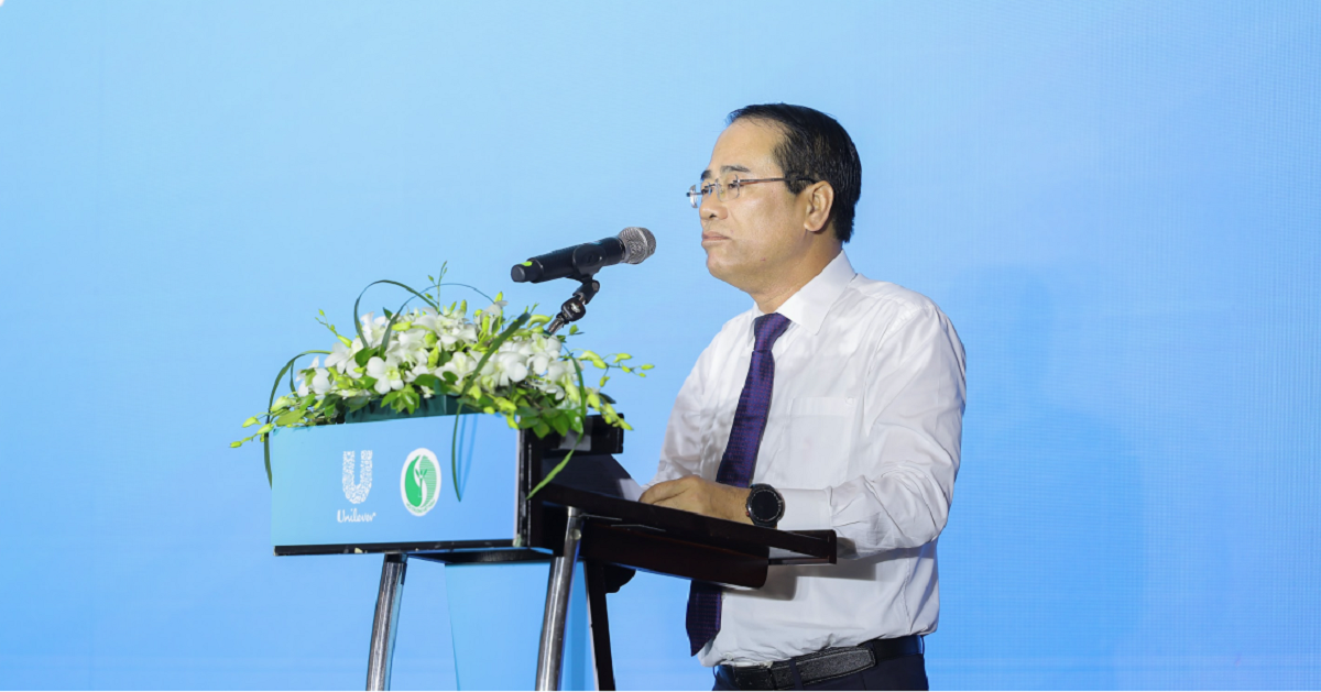 Ông Tăng Thế Cường - Cục trưởng Cục Môi trường, Bộ Nông nghiệp và Môi trường phát biểu khai mạc tại sự kiện Ông Tăng Thế Cường - Cục trưởng Cục Môi trường, Bộ Nông nghiệp và Môi trường phát biểu khai mạc tại sự kiện