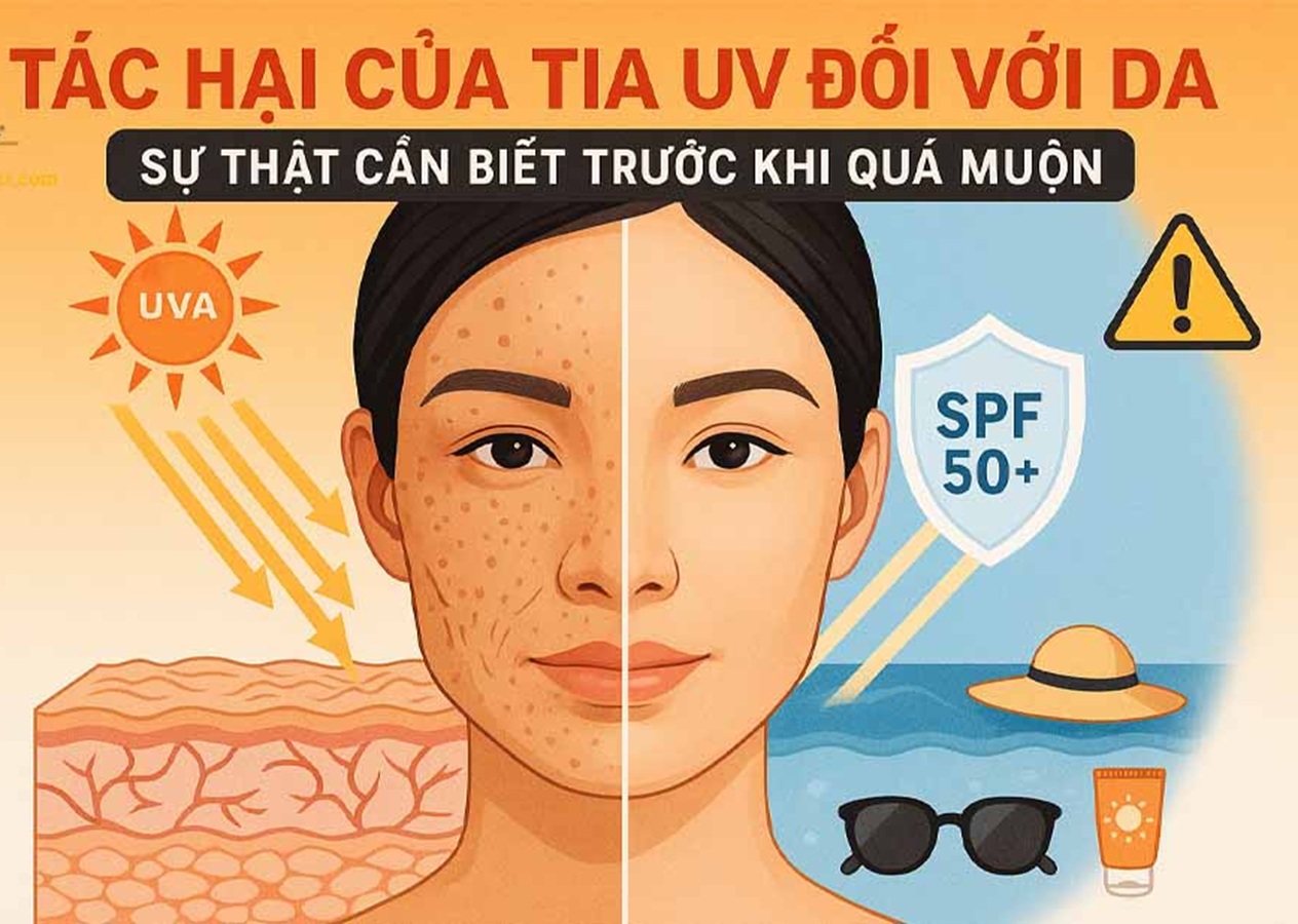 Chỉ số tia cực tím tại Hà Nội chạm ngưỡng nguy hại rất cao, cảnh báo nguy cơ bỏng nắng và tổn thương da