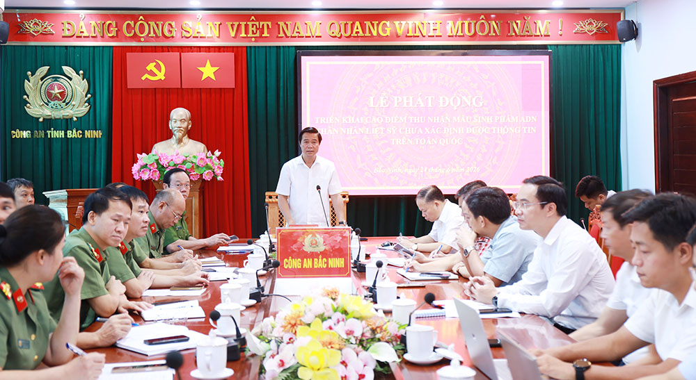Bắc Ninh: Cao điểm thu mẫu ADN của hơn 14,5 nghìn thân nhân liệt sĩ