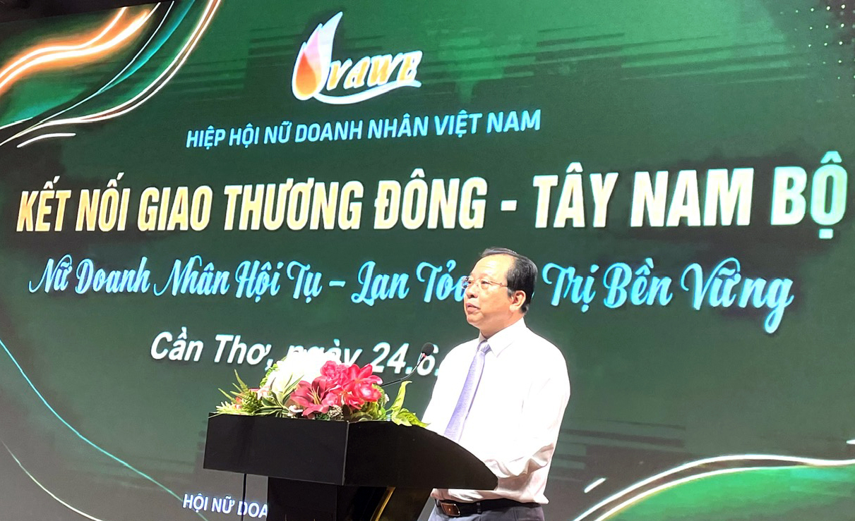 &Ocirc;ng Vương Quốc Nam, Ph&oacute; Chủ tịch UBND TP. Cần Thơ ph&aacute;t biểu với sự kiện