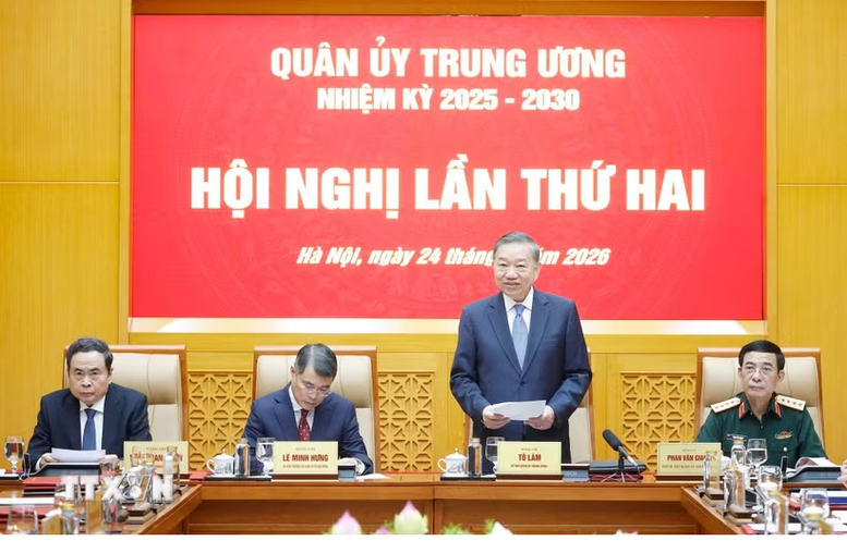 Tổng Bí thư, Chủ tịch nước Tô Lâm chủ trì Hội nghị Quân ủy Trung ương