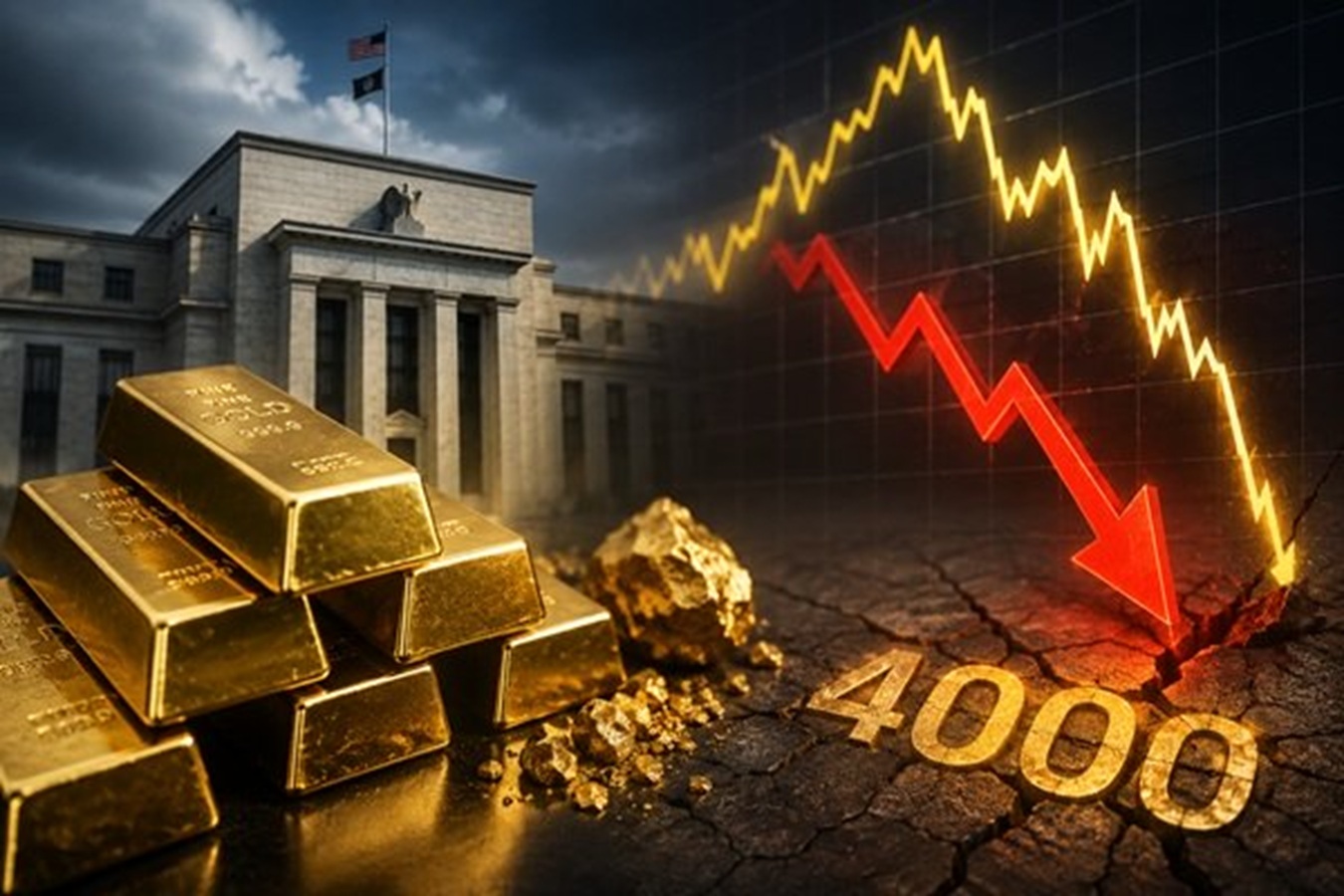 Giá vàng xuyên thủng mốc 4.000 USD/ounce, đằng sau áp lực bán tháo là sức mua lớn của các tổ chức