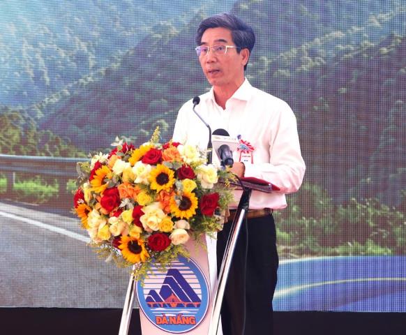 Ph&oacute; Chủ tịch UBND TP. Đ&agrave; Nẵng Trần Ch&iacute; Cường ph&aacute;t biểu chỉ đạo tại buổi lễ.