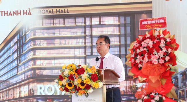 &Ocirc;ng Trần Anh Tuấn, Ph&oacute; Chủ tịch UBND TP. Đ&agrave; Nẵng ph&aacute;t biểu tại buổi lễ.