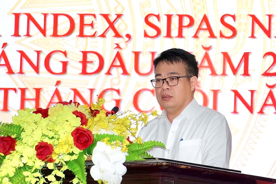 Ph&oacute; Chủ tịch UBND tỉnh Nguyễn Ngọc Ph&uacute;c ph&aacute;t biểu chỉ đạo hội nghị.