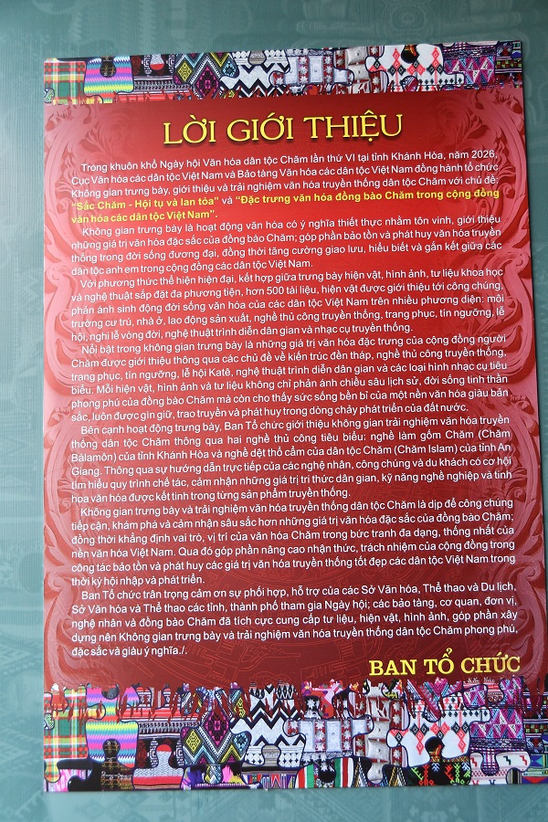 Lời giới thiệu của Ban tổ chức