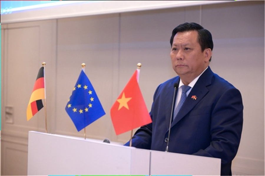 Ph&oacute; Chủ tịch UBND tỉnh T&acirc;y Ninh Huỳnh Văn Sơn th&ocirc;ng tin về t&igrave;nh h&igrave;nh thu h&uacute;t đầu tư