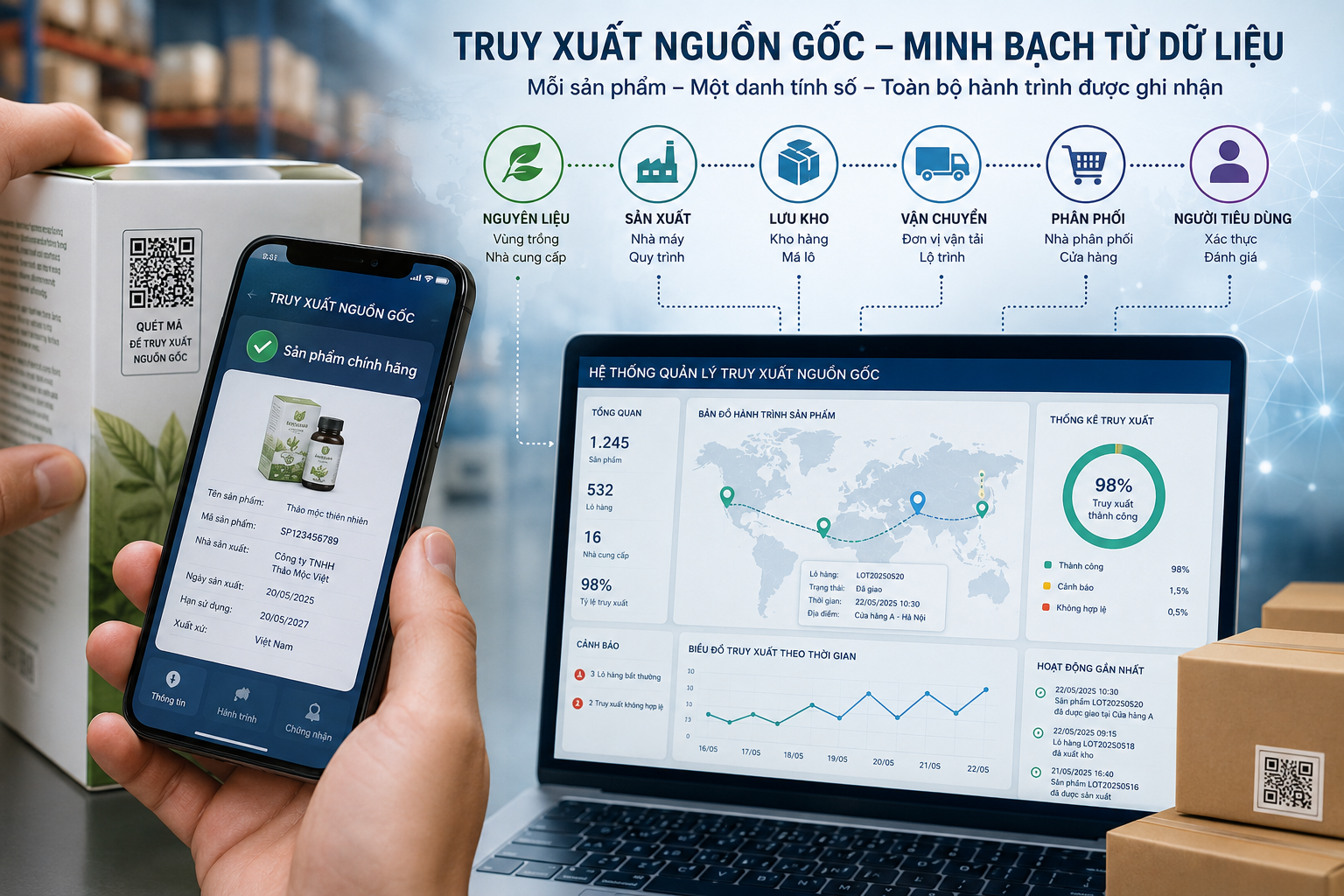 Mã QR, tem chống giả và những thủ đoạn hợp pháp hóa hàng lậu