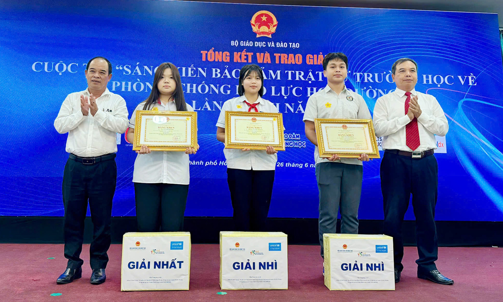 Bắc Ninh dẫn đầu toàn quốc cuộc thi sáng kiến phòng chống bạo lực học đường