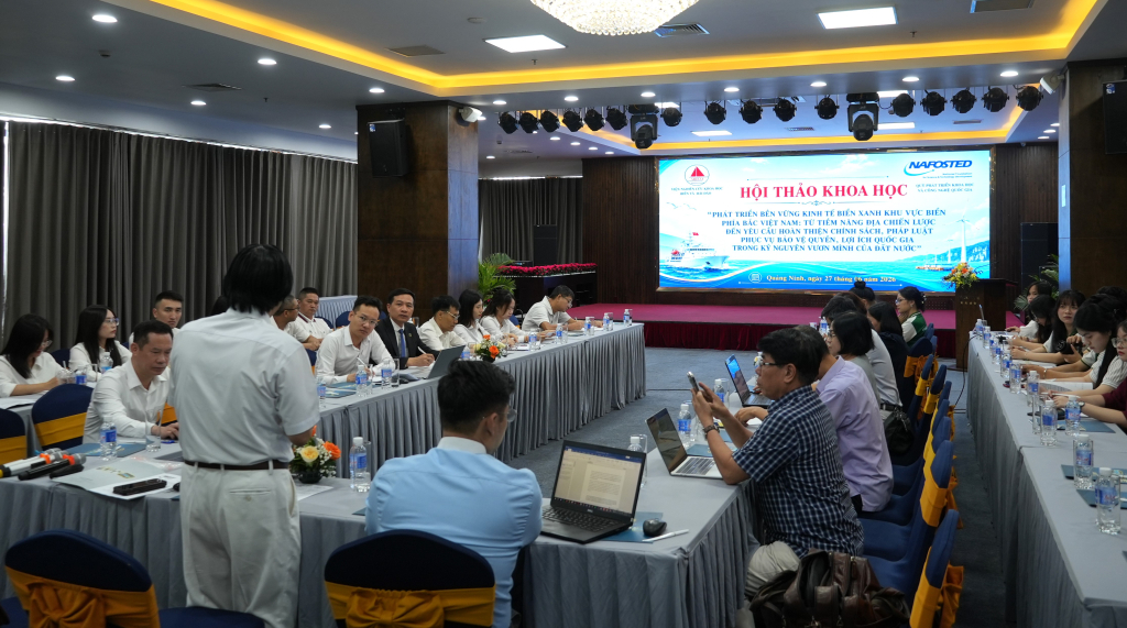 Hội thảo khoa học phát triển bền vững M88bet không chặn biển xanh khu vực biển phía Bắc