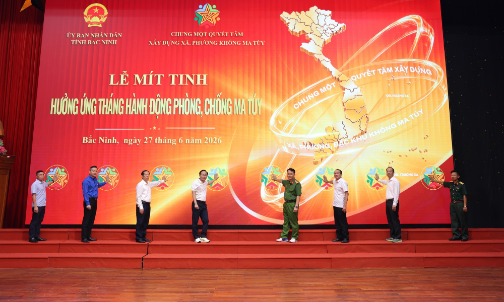 Bắc Ninh quyết tâm xây dựng xã, phường, đặc khu không ma túy