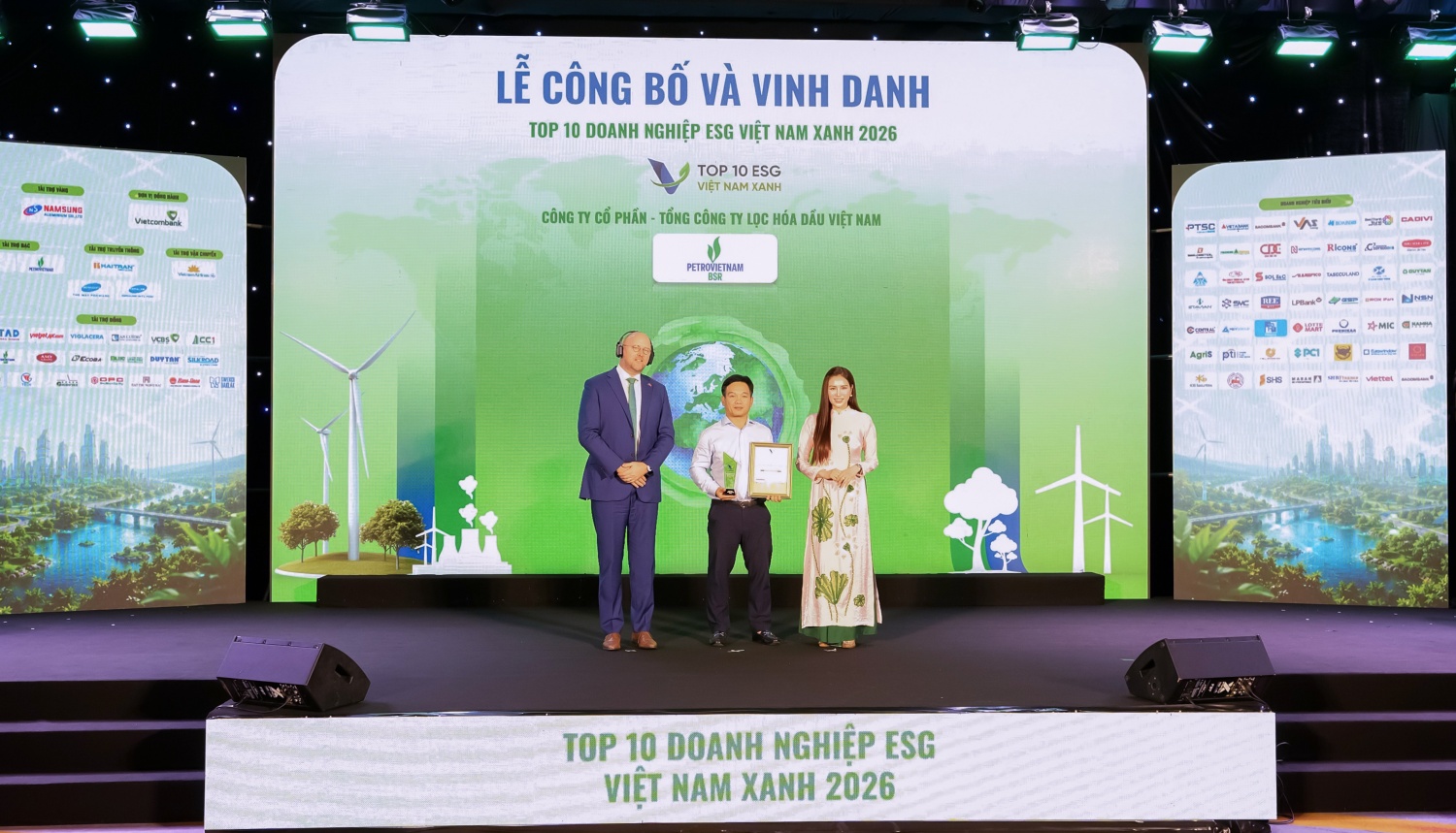 BSR được vinh danh tại hạng mục Top 10 M88 tỷ lệ kèo World Cup 2026 ESG Việt Nam Xanh 2026 (ESG10)