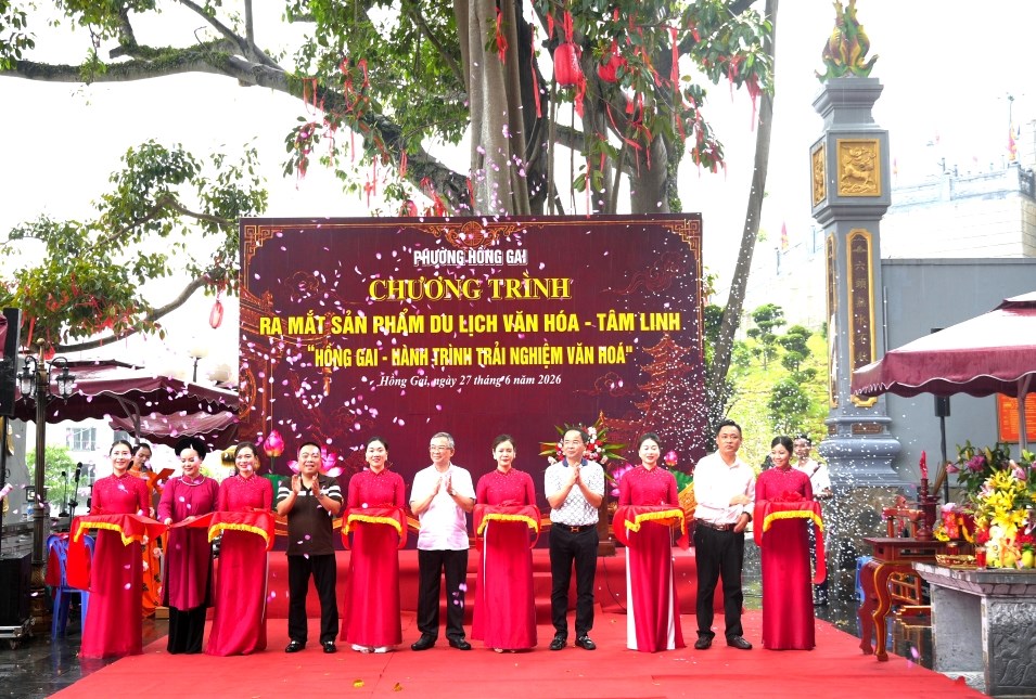 Quảng Ninh ra mắt sản phẩm du lịch văn hóa Hồng Gai