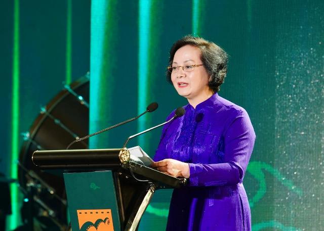 B&iacute; thư Trung ương Đảng, Ph&oacute; Mansion88 Casino & Thể Thao Link Mới Ch&iacute;nh phủ Phạm Thị Thanh Tr&agrave; ph&aacute;t biểu chỉ đạo tại lễ khai mạc. Ảnh: UBND TP. Đ&agrave; Nẵng