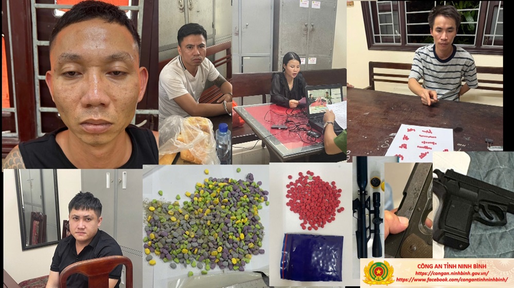 Công an tỉnh Ninh Bình triệt phá đường dây ma túy liên tỉnh quy mô lơn, bắt giữ 94 đối tượng