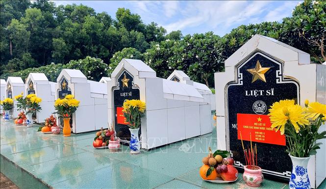 Nghĩa trang liệt sĩ Ch&acirc;u Ph&uacute; hiện c&ograve;n 37 phần mộ liệt sĩ chưa x&aacute;c định được th&ocirc;ng tin.