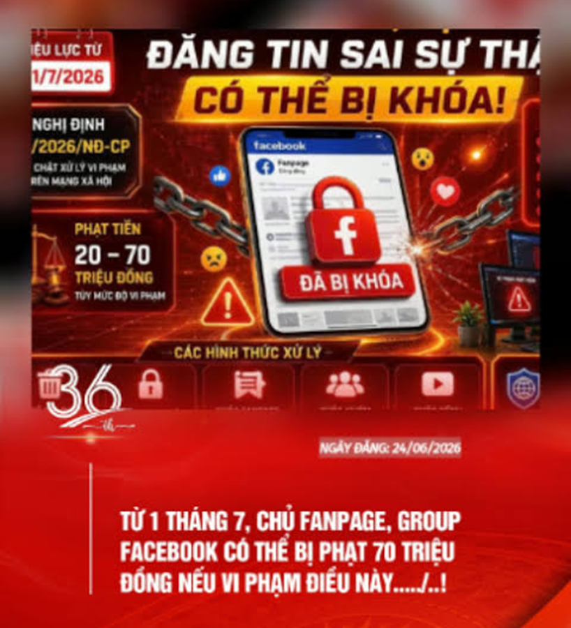 Từ 1/7, quản trị viên fanpage và hội nhóm chịu trách nhiệm pháp lý trực tiếp về nội dung vi phạm