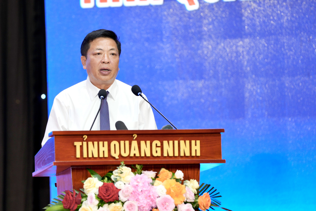 &Ocirc;ng Trần Hồng Minh, Ủy vi&ecirc;n Trung ương Đảng, Bộ trưởng Bộ X&acirc;y dựng, đ&aacute;nh gi&aacute; c&aacute;c quy hoạch chiến lược được c&ocirc;ng bố tạo động lực tăng trưởng cho Quảng Ninh trong giai đoạn mới