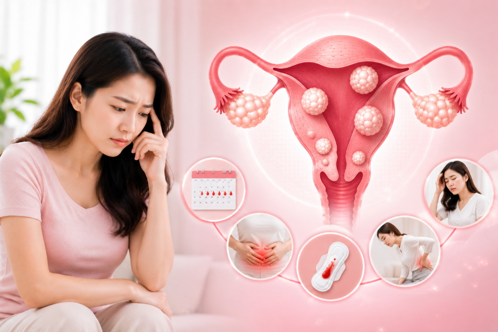 Cẩn trọng các dấu hiệu cảnh báo u xơ tử cung đang tiến triển nhanh Cẩn trọng các dấu hiệu cảnh báo u xơ tử cung đang tiến triển nhanh