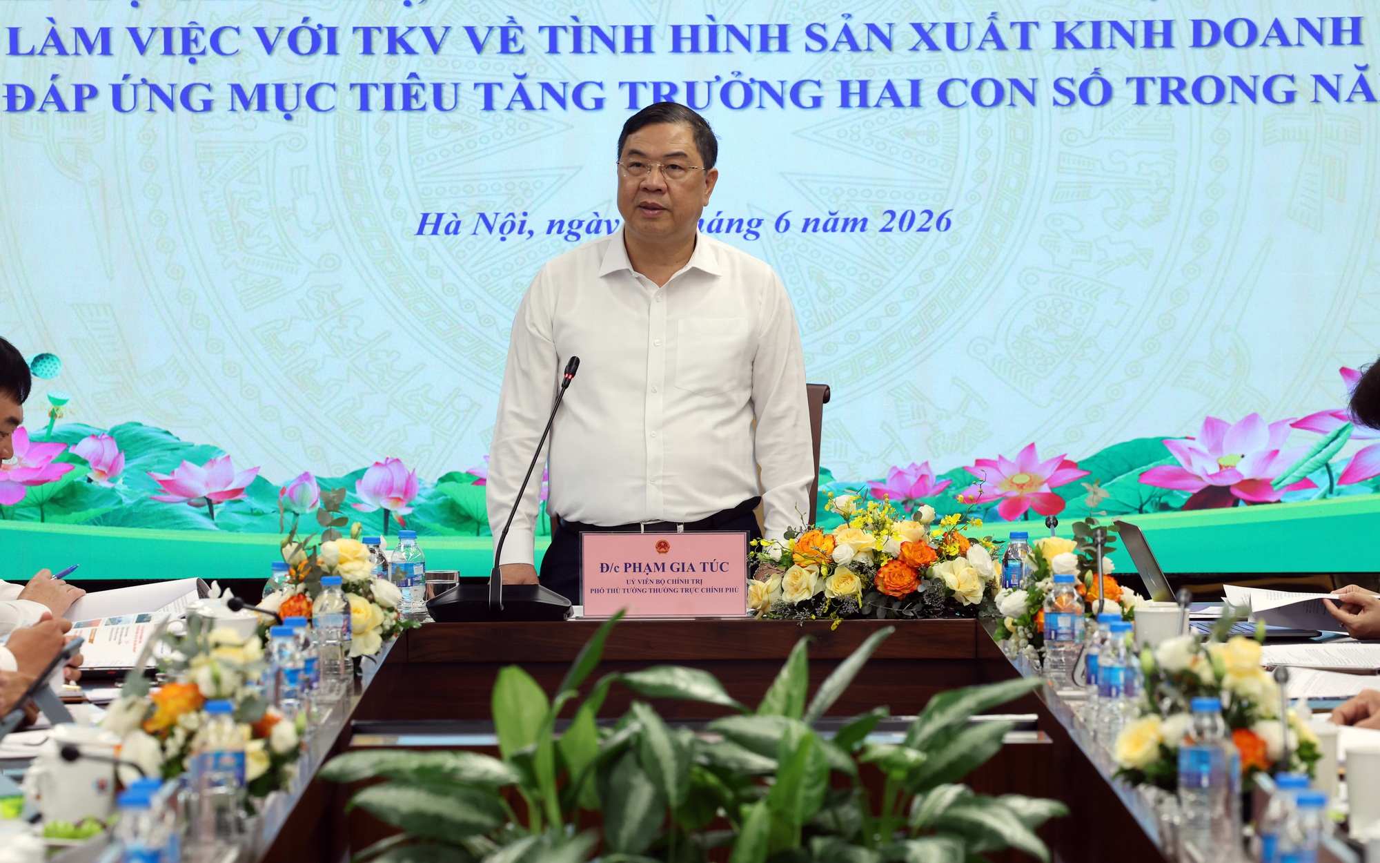 Phó Thủ tướng Thường trực Phạm Gia Túc làm việc với TKV về thúc đẩy tăng trưởng hai con số