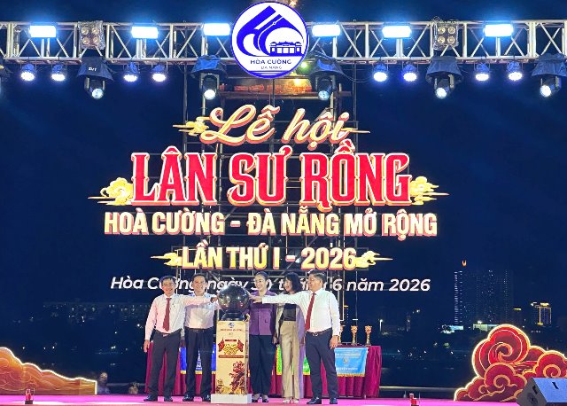 Nghi thức khai mạc Lễ hội Lân - Sư - Rồng Hòa Cường - Đà Nẵng mở rộng lần thứ I năm 2026. Nghi thức khai mạc Lễ hội Lân - Sư - Rồng Hòa Cường - Đà Nẵng mở rộng lần thứ I năm 2026.