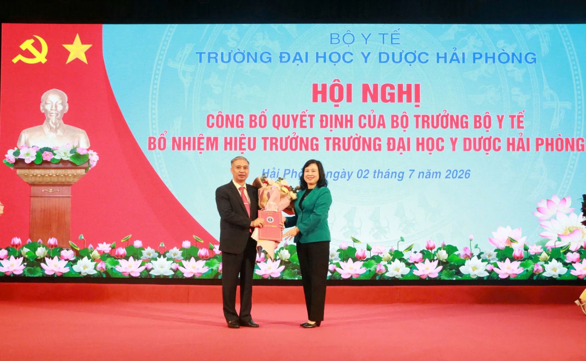 PGS.TS.BS Nguyễn Văn Khải được bổ nhiệm làm Hiệu trưởng Trường Đại học Y Dược Hải Phòng
