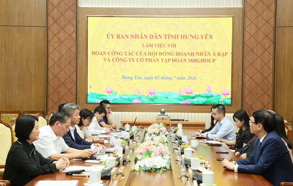 Doanh nghiệp Ả Rập tìm hiểu cơ hội hợp tác tại tỉnh Hưng Yên