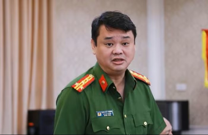 Đại t&aacute;, TS Trần Viết Phương, Ph&oacute; Cục trưởng Cục Cảnh s&aacute;t ph&ograve;ng, chống tội phạm về m&ocirc;i trường (Bộ C&ocirc;ng an)