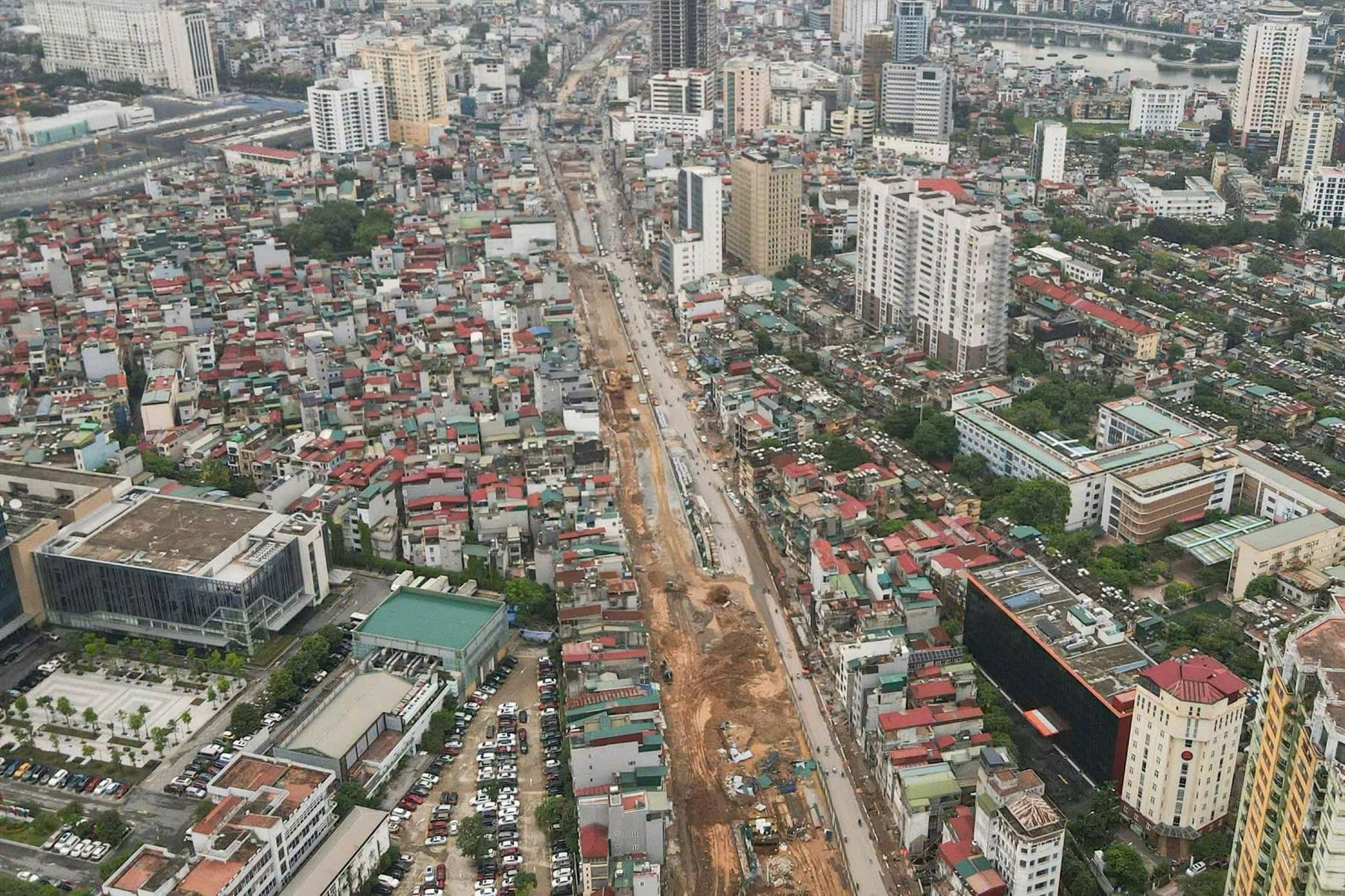 Hà Nội tăng tốc hoàn thiện đường Vành đai 1 đoạn Hoàng Cầu - Voi Phục, phấn đấu thông xe trước 2/9