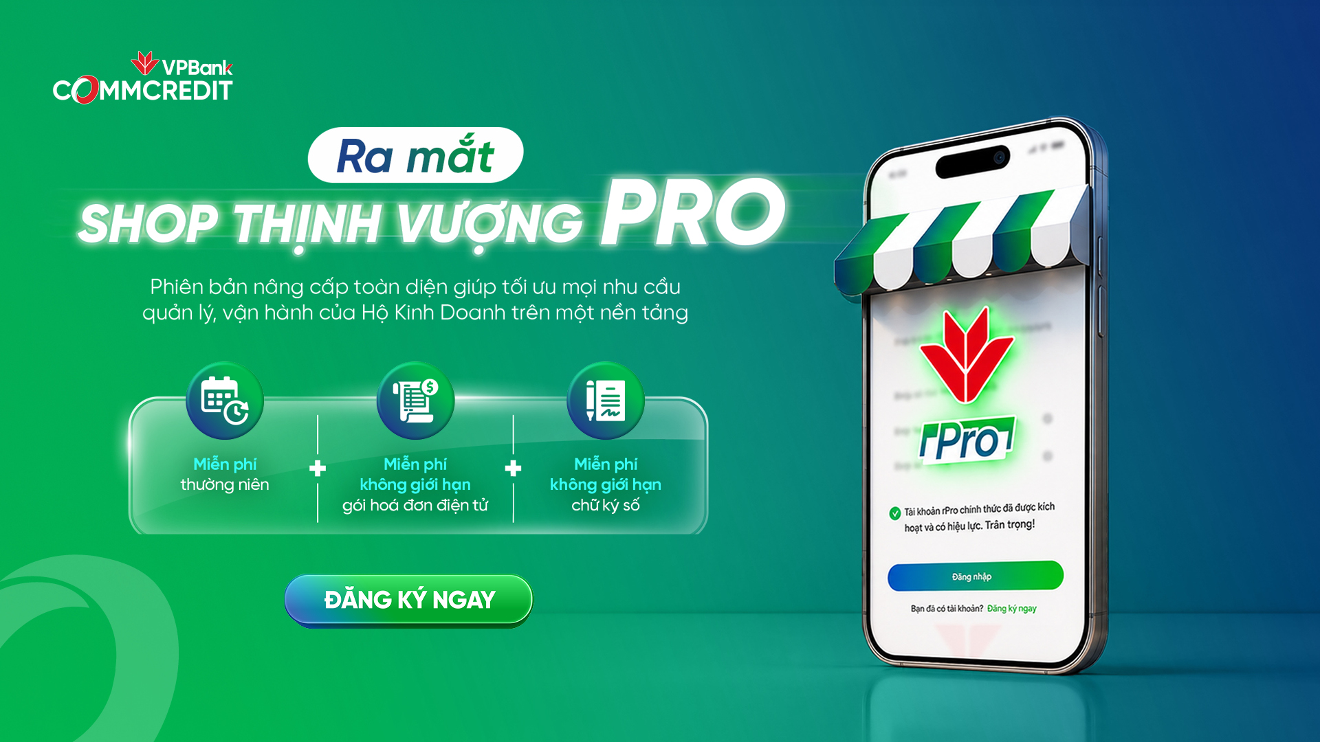 VPBank nâng cấp Shop Thịnh Vượng, hỗ trợ Hộ kinh doanh vận hành bài bản hơn