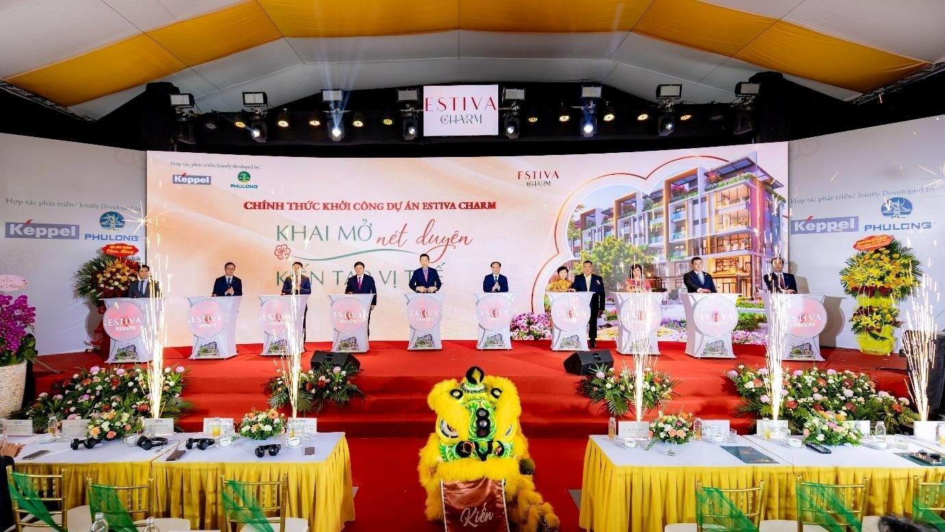 Phú Long và Keppel khởi công Estiva Charm, nâng chuẩn sống quốc tế tại phía Tây Hà Nội