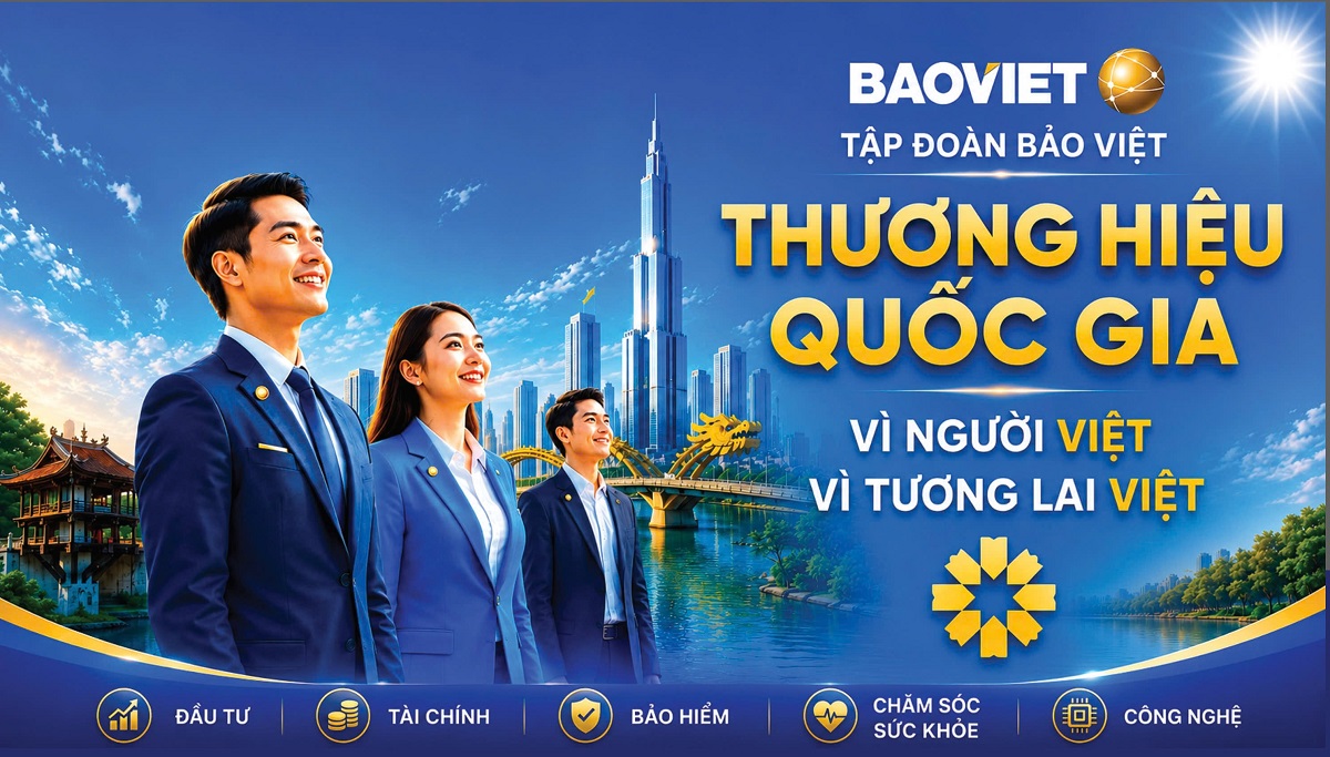 Bảo Việt đứng đầu Top 10 Thương hiệu mạnh nhất Việt Nam năm 2026