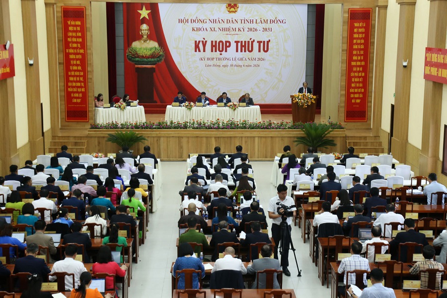 Quang cảnh bế mạc Kỳ họp thứ 4 HĐND tỉnh Lâm Đồng khóa XI Quang cảnh bế mạc Kỳ họp thứ 4 HĐND tỉnh Lâm Đồng khóa XI