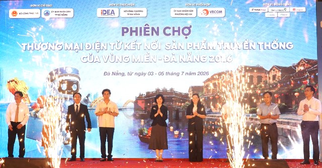 Đà Nẵng: Khai mạc Phiên chợ thương mại điện tử kết nối sản phẩm truyền thống vùng miền