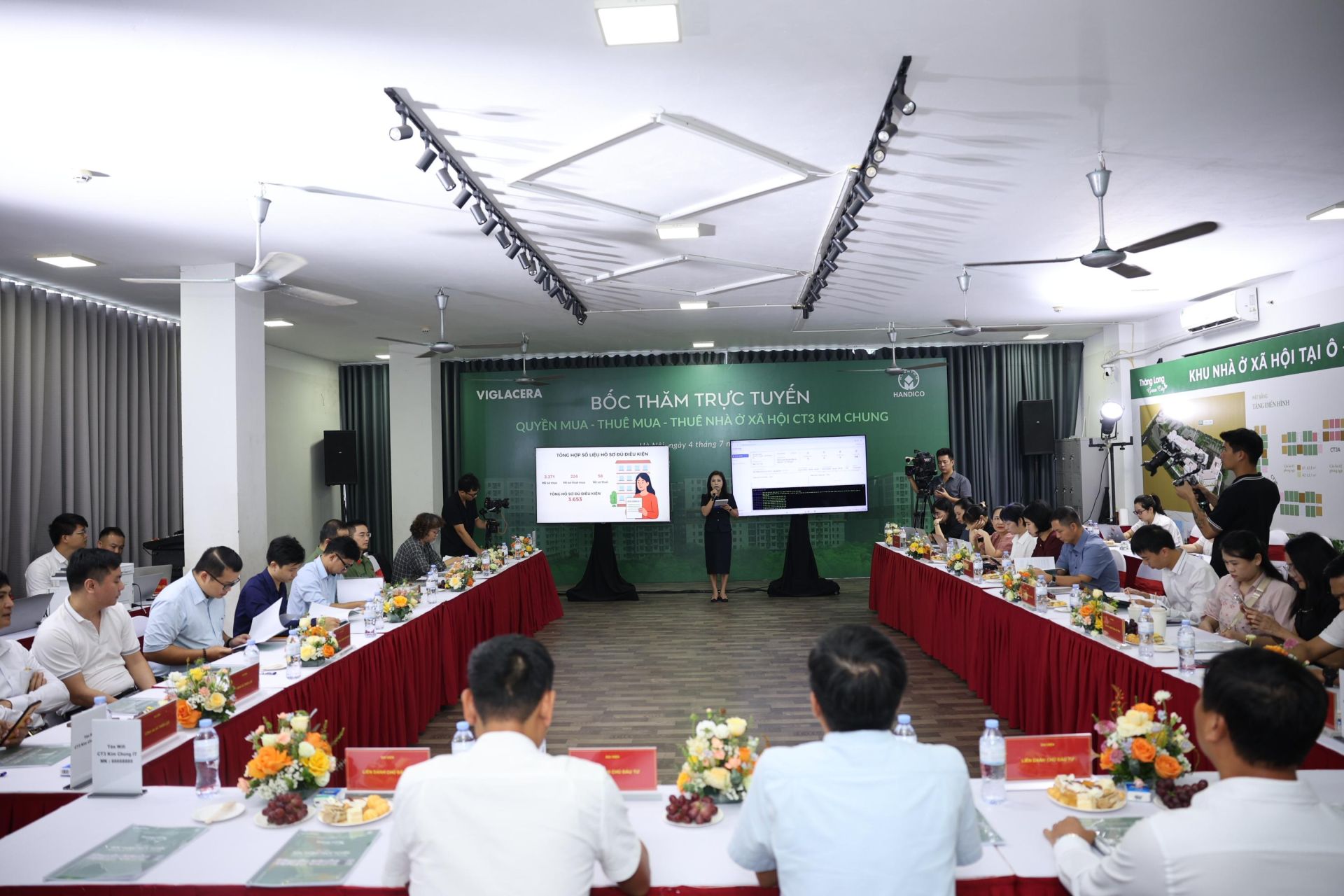 Bốc thăm trực tuyến dự án Nhà ở xã hội CT3 Kim Chung: Công khai, minh bạch, chặn đứng tiêu cực