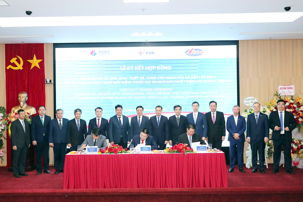 LILAMA ký hợp đồng EPC dự án nhà máy nhiệt điện LNG Quảng Trạch 2 tháng 2/2026 LILAMA ký hợp đồng EPC dự án nhà máy nhiệt điện LNG Quảng Trạch 2 tháng 2/2026