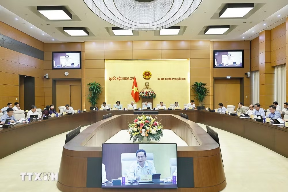 Chủ tịch Quốc hội Trần Thanh Mẫn chủ trì cuộc họp với các cơ quan của Quốc hội về sơ kết công tác 6 tháng đầu năm 2026. (Ảnh: Doãn Tấn/ TTXVN) Chủ tịch Quốc hội Trần Thanh Mẫn chủ trì cuộc họp với các cơ quan của Quốc hội về sơ kết công tác 6 tháng đầu năm 2026. (Ảnh: Doãn Tấn/ TTXVN)