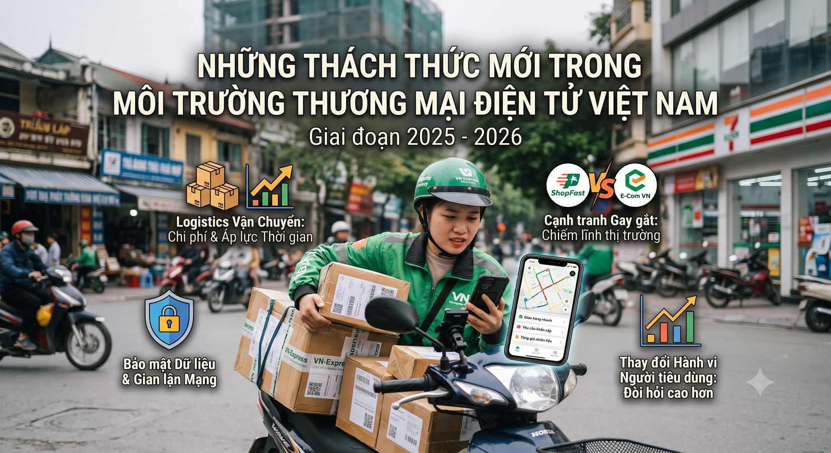 Những thách thức mới trong môi trường thương mại điện tử Việt Nam giai đoạn 2025 - 2026