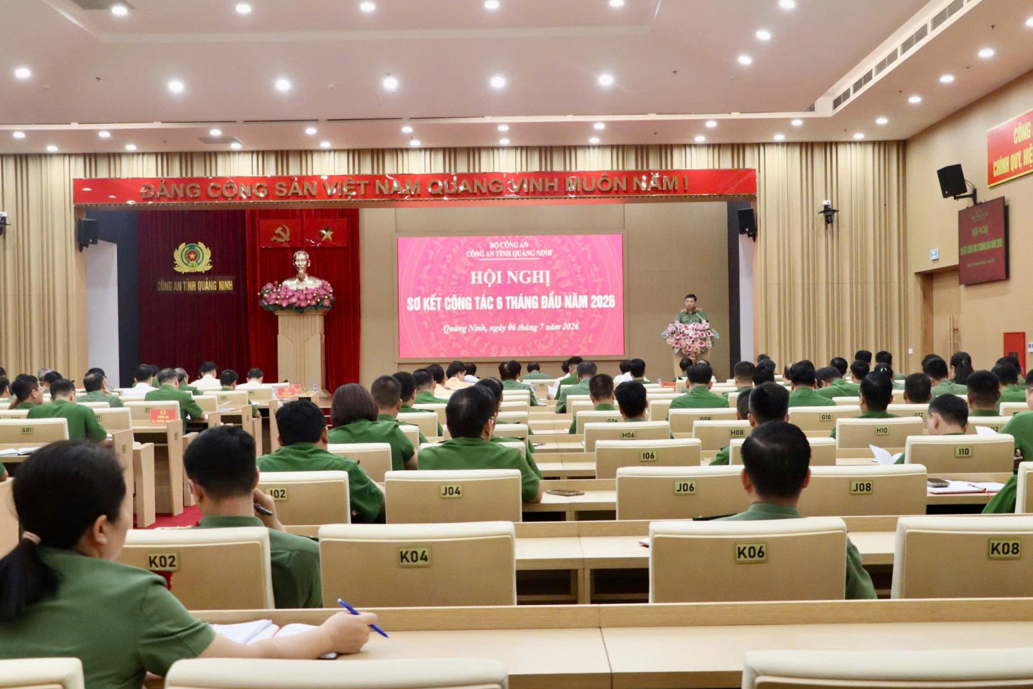 Công an tỉnh Quảng Ninh sơ kết công tác 6 tháng đầu năm