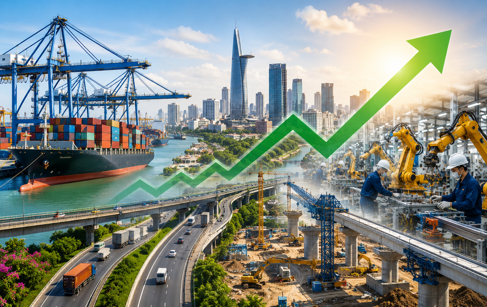 Mục tiêu tăng trưởng 10%: Đâu là dư địa của kinh tế Việt Nam nửa cuối năm?