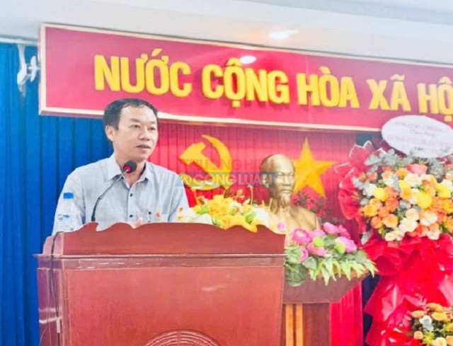 Ông Võ Quốc Hùng phát biểu chỉ đạo Hội nghị. Ảnh: Phòng TC-HC Ông Võ Quốc Hùng phát biểu chỉ đạo Hội nghị. Ảnh: Phòng TC-HC