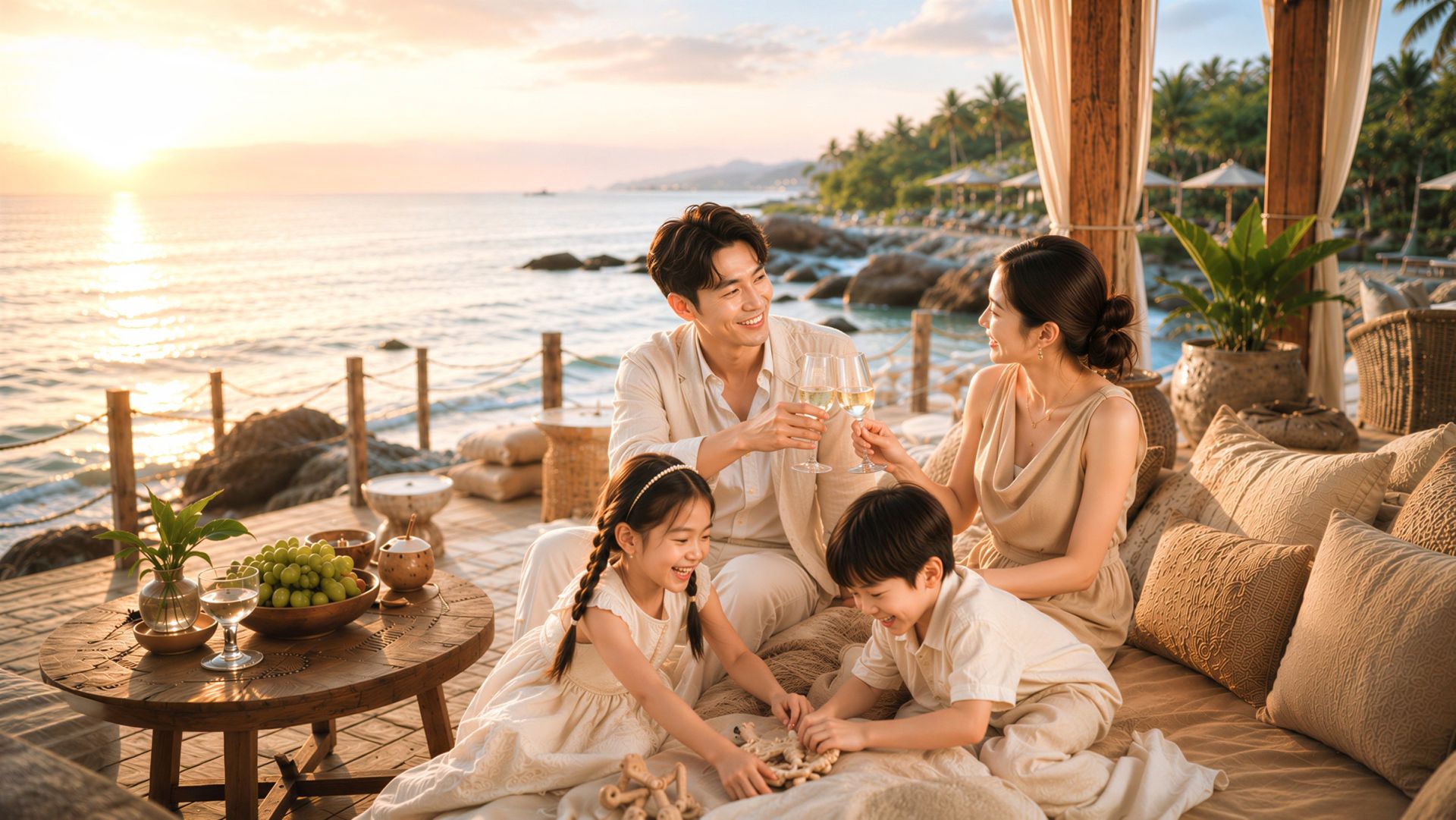 Những trải nghiệm về nghỉ dưỡng, ẩm thực và chăm sóc sức khỏe giúp các thành viên trong gia đình gắn kết hơn. Những trải nghiệm về nghỉ dưỡng, ẩm thực và chăm sóc sức khỏe giúp các thành viên trong gia đình gắn kết hơn.
