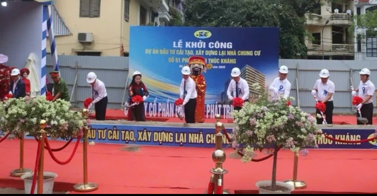 Hà Nội khởi công dự án chung cư tại 51 Huỳnh Thúc Kháng