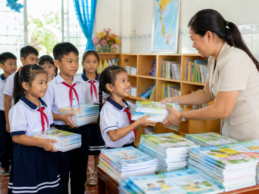 Cà Mau đề xuất chi gần 27 tỷ đồng cấp miễn phí sách giáo khoa cho học sinh tiểu học