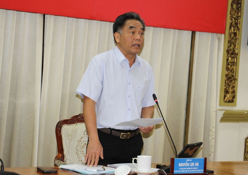 Ông Nguyễn Lộc Hà, Phó Chủ tịch Thường trực UBND TP. HCM phát biểu tại Hội nghị. Ảnh: https: hochiminhcity.gov.vn Ông Nguyễn Lộc Hà, Phó Chủ tịch Thường trực UBND TP. HCM phát biểu tại Hội nghị. Ảnh: https: hochiminhcity.gov.vn