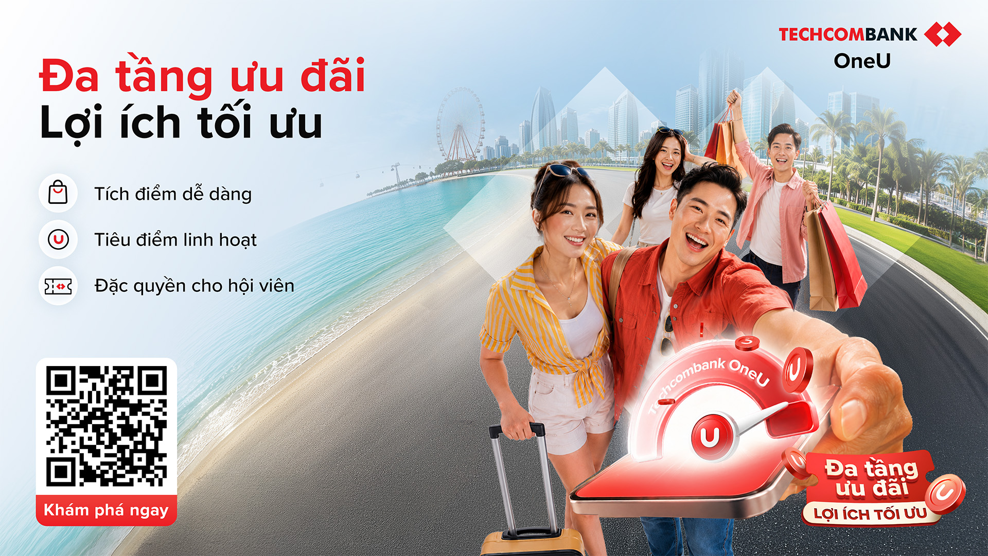 Techcombank ra mắt OneU: Hệ sinh thái khách hàng thân thiết thế hệ mới, mở ra kỷ nguyên tích điểm - đổi ưu đãi toàn diện