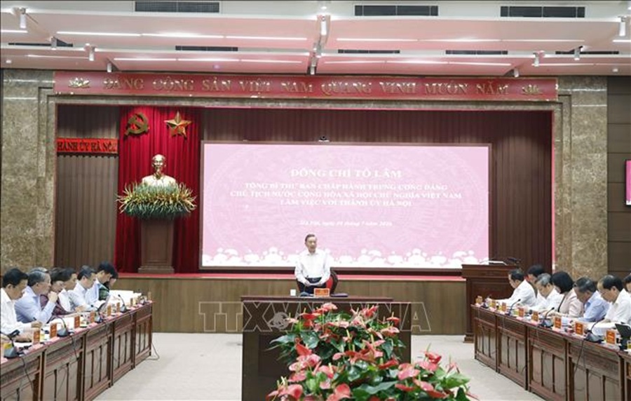 Tổng Bí thư, Chủ tịch nước Tô Lâm phát biểu chỉ đạo. Ảnh: Thống Nhất/TTXVN. Tổng Bí thư, Chủ tịch nước Tô Lâm phát biểu chỉ đạo. Ảnh: Thống Nhất/TTXVN.