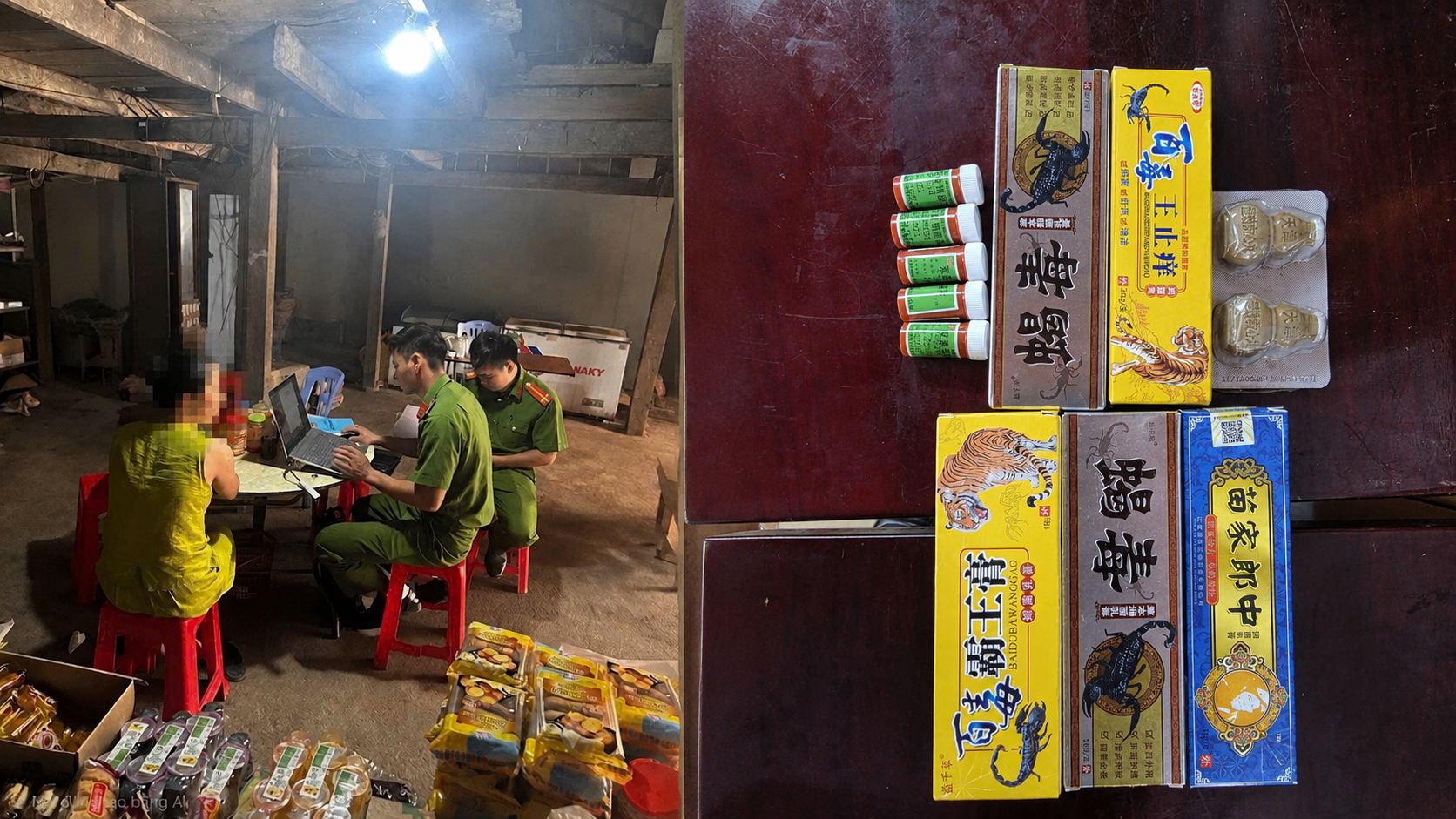 Cao Bằng: Thu giữ thuốc và M888 com được xếp hạng cao nhất không rõ nguồn gốc tại chợ phiên Phai Khắt