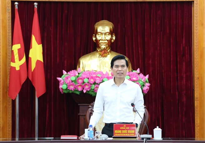 B&iacute; thư Tỉnh ủy Lạng Sơn Ho&agrave;ng Quốc Kh&aacute;nh